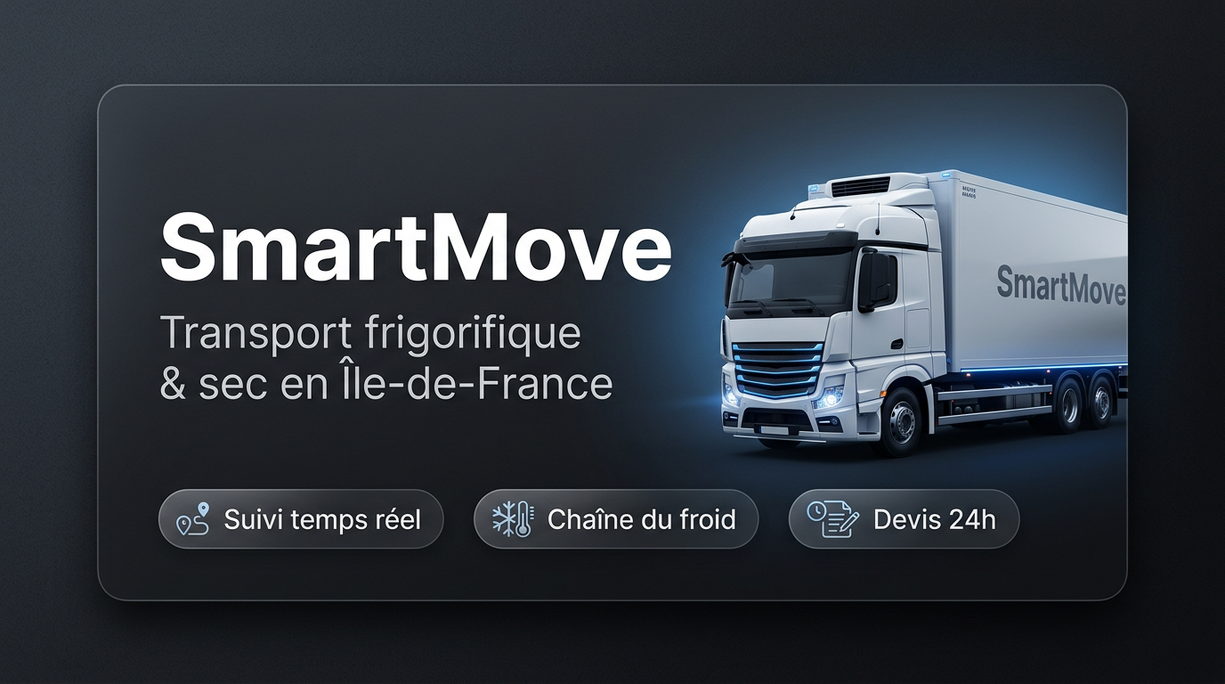 SmartMove — Transport frigorifique & sec en Île-de-France | Suivi temps ...